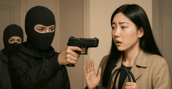 💰华人女子遭“低价Gucci包”诱骗，赴约后竟被持枪抢劫